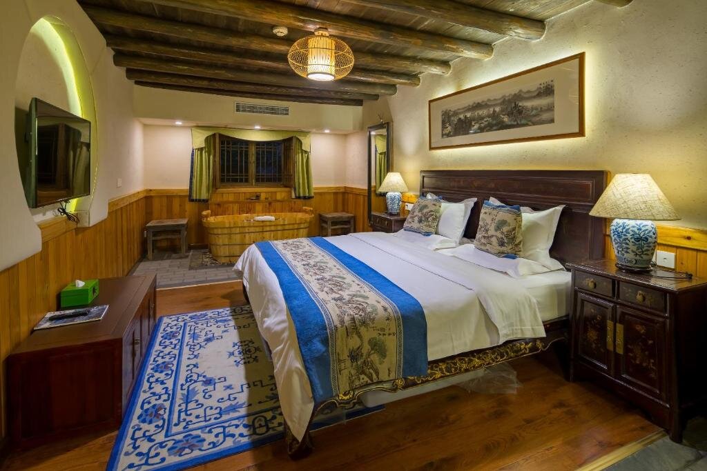 Семейный люкс с 2 комнатами Yangshuo Eden Garden Hotel
