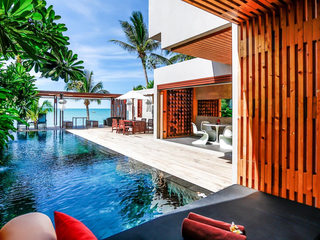 3 Bedrooms Standard room beachfront Pavilion Samui Villas and Resort - SHA Extra Plus