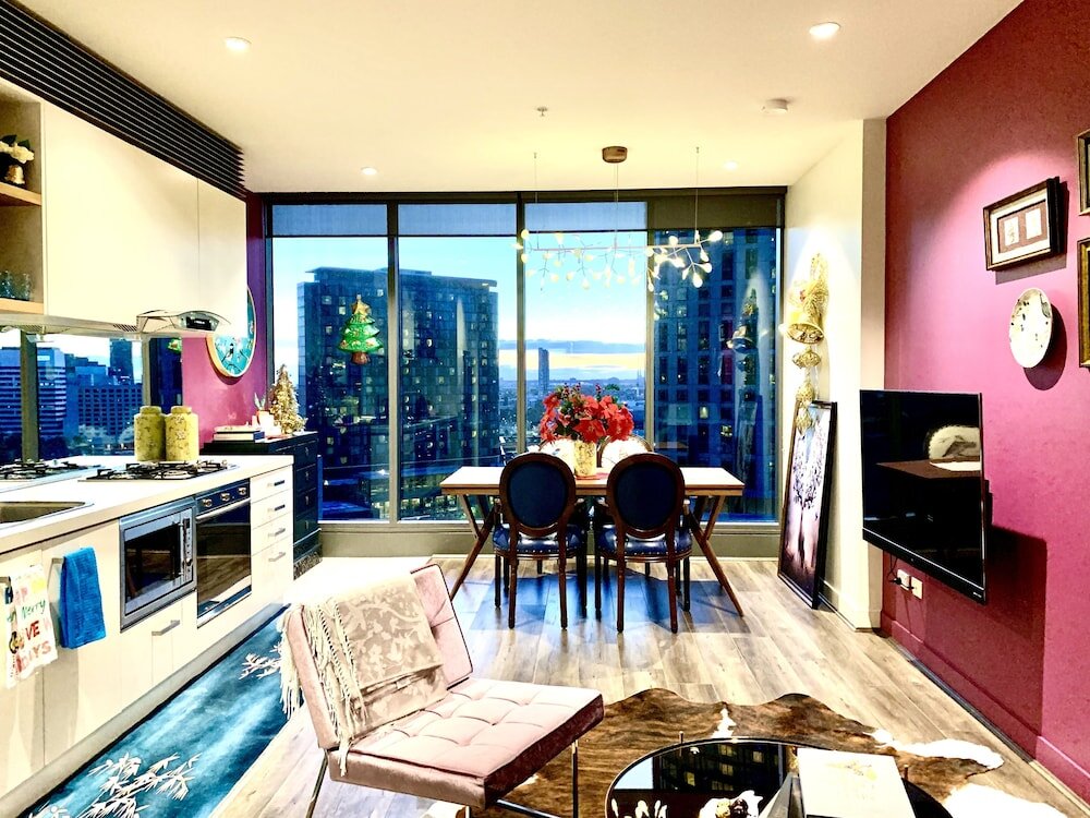 Appartement 2-BRM Apartment Yarra River View Skyline