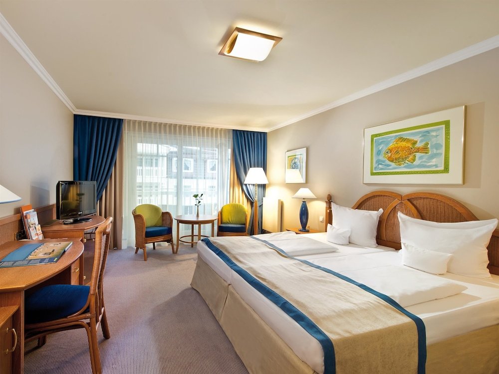 Komfort Doppel Zimmer mit Balkon und mit Gartenblick Travel Charme Strandhotel Bansin