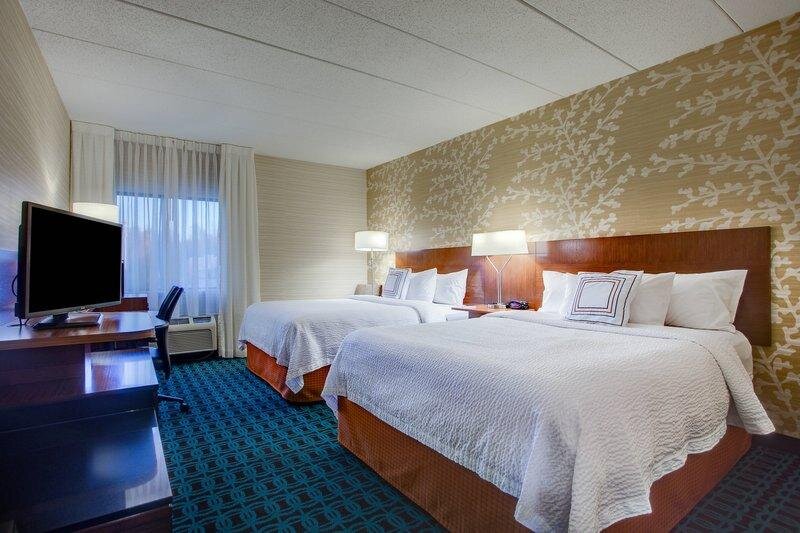 Кровать в общем номере Fairfield Inn by Marriott Burlington Williston