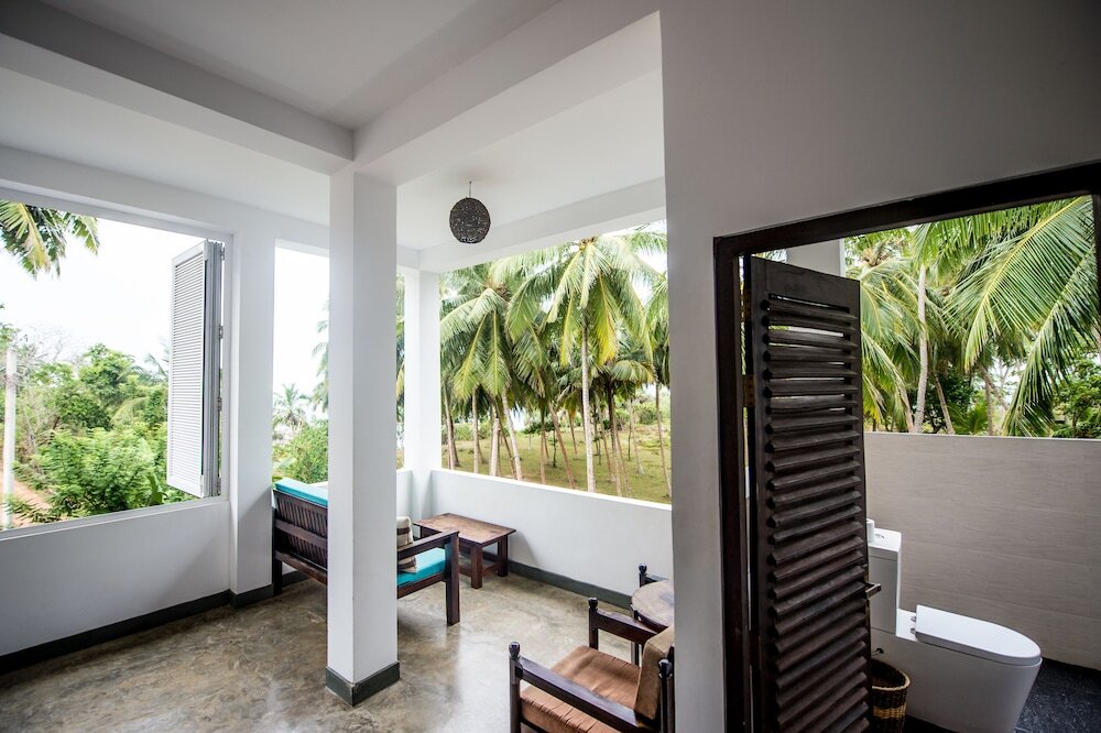 Habitación De lujo con balcón y con vista al mar Jasper House Sri Lanka