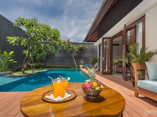 Villa 2 dormitorios con vista a la piscina Entrada Seminyak Villa By Nagisa Bali