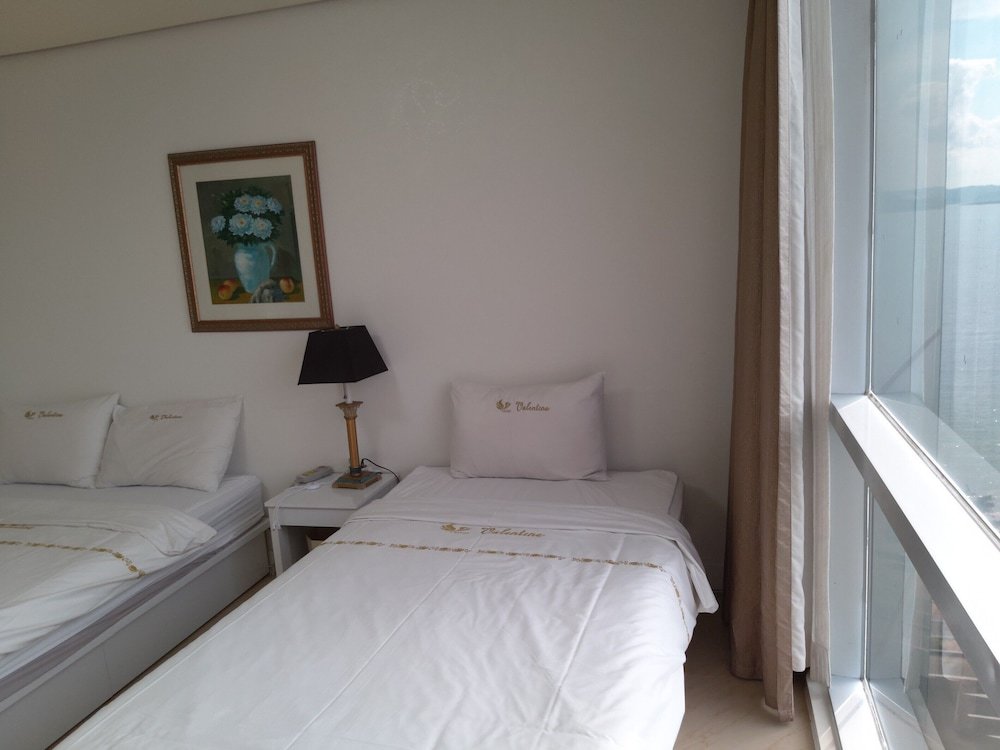 Standard Doppel Zimmer mit eingeschränktem Meerblick Pohang Valentine Hotel