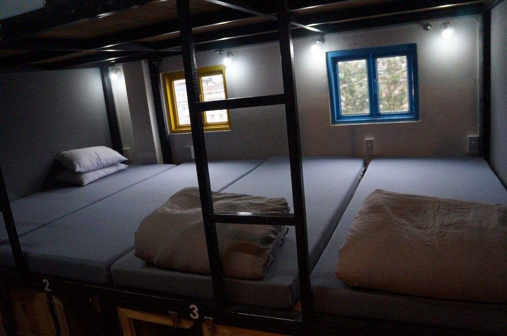 Кровать в общем номере (женский номер) Grey Monkey Dalat Hostel