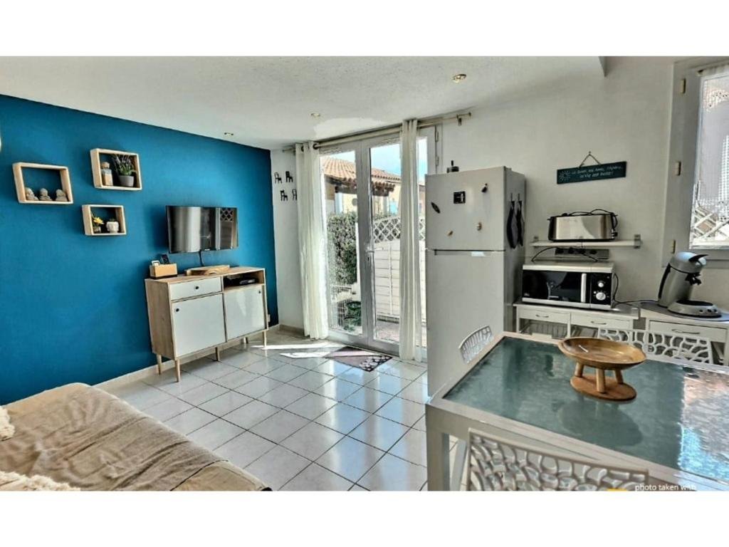 Habitación Estándar Apartment for 6 people 100m from the beach of Valras-plage