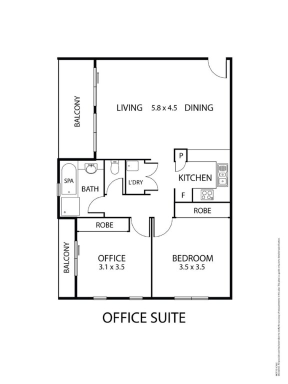 Апартаменты Executive с 3 комнатами с балконом Ringwood Royale