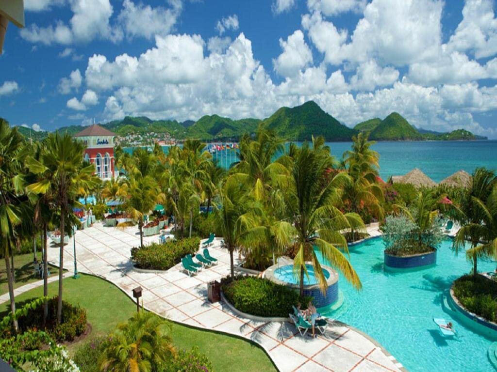 Номер Standard beachfront Sandals Grande St. Lucian Spa and Beach All Inclusive Resort - Couples Only