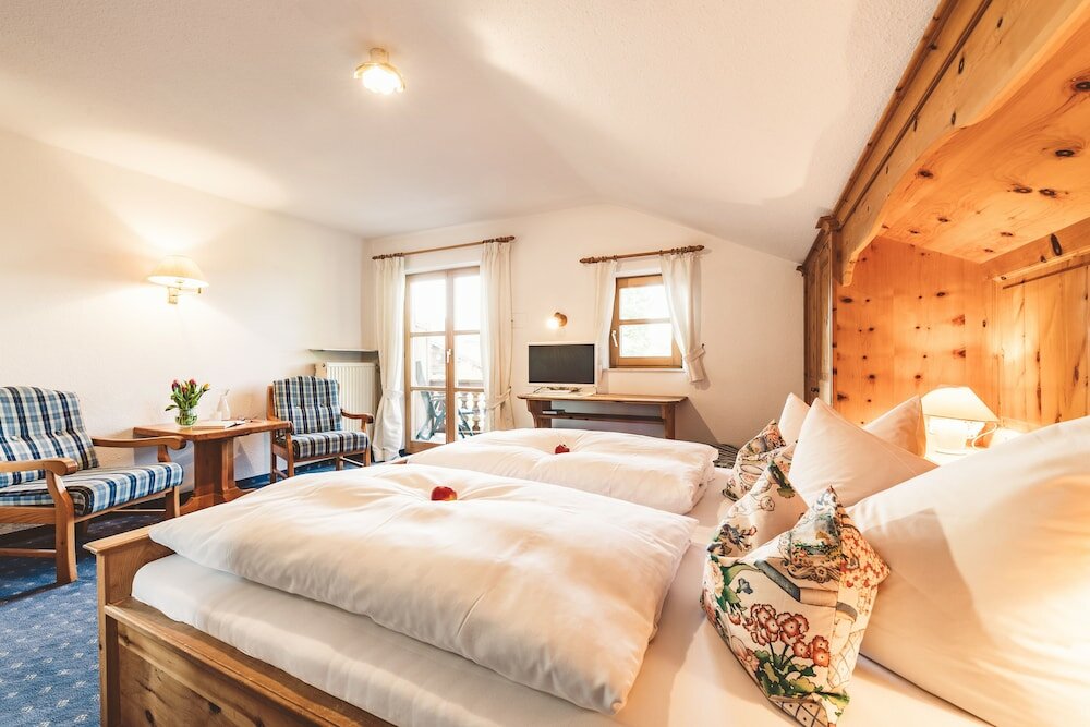 Standard Doppel Zimmer mit Balkon Hotel Garni Gästehaus Brand
