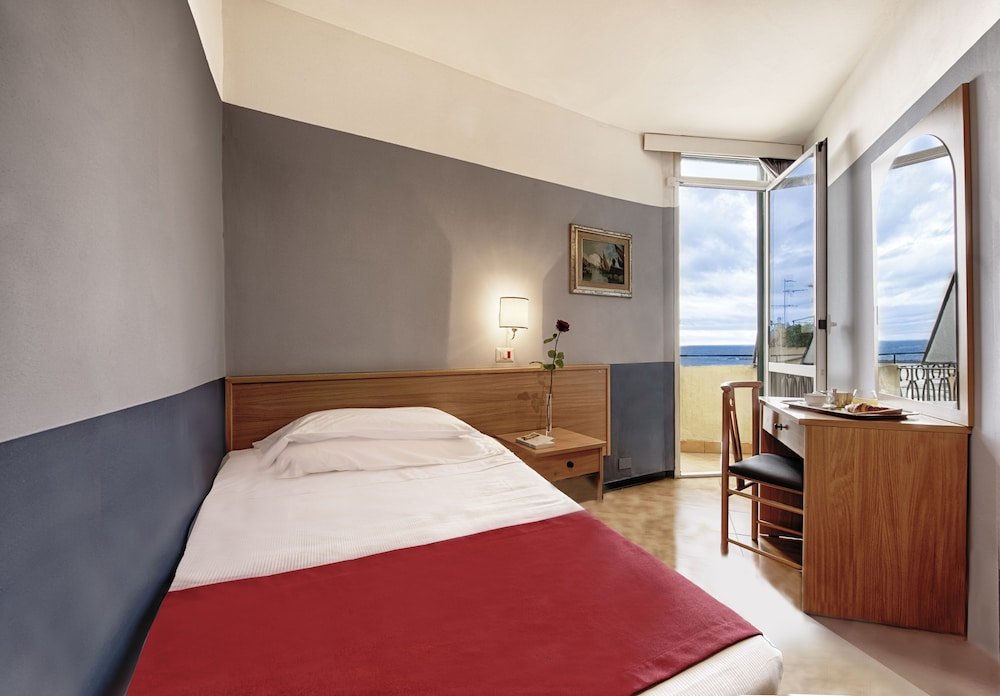Standard Single room with balcony and with sea view Hotel Italia e Lido Rapallo