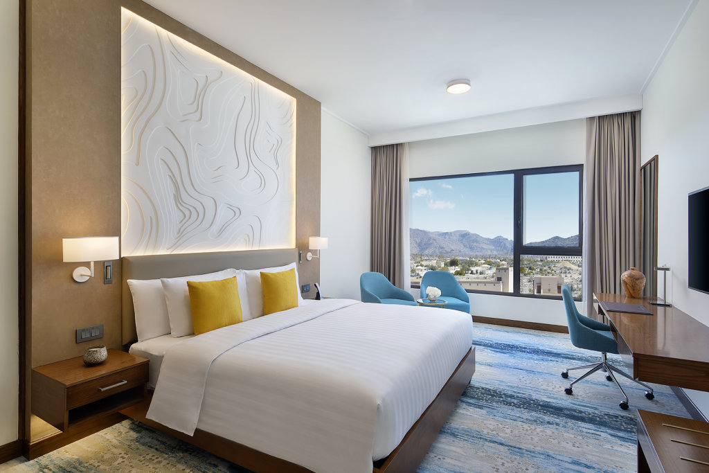 Suite 2 Schlafzimmer mit Balkon dusitD2 Naseem Resort, Jabal Akhdar