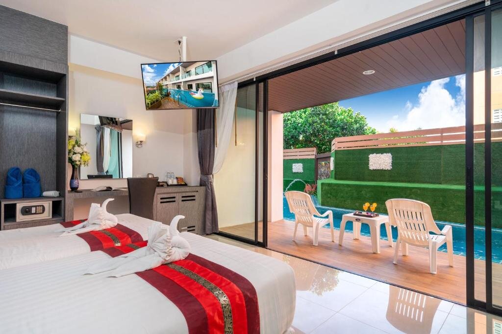 Standard Vierer Zimmer mit Balkon The Thames Pool Access Resort & Villa - SHA Extra Plus