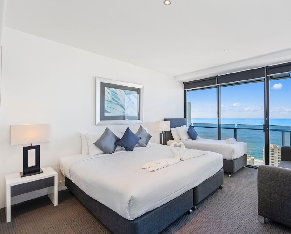 Standard chambre 2 chambres avec balcon et Vue sur l'océan Circle on Cavill - QStay