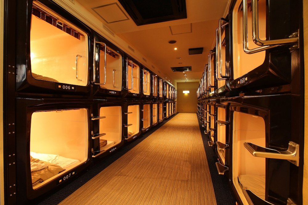 Standard capsule Sauna & Spa Hotel Avinel Fukuoka - Caters to Men - Hostel
