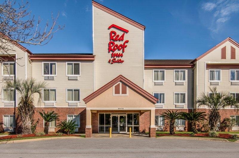 Кровать в общем номере Red Roof Inn & Suites Pensacola East - Milton