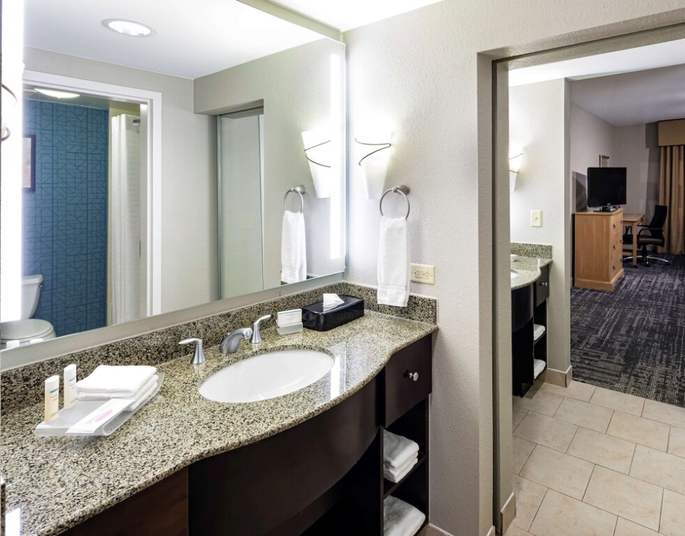 Suite 1 camera da letto Homewood Suites by Hilton Austin/Round Rock