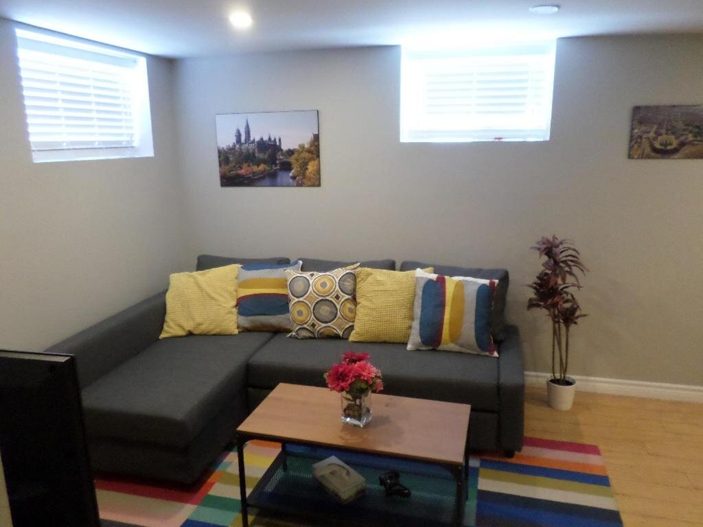 Apartment Fantastic and Modern Downtown 1-Bed Basement Apt., parking Wi-Fi and Netflix included