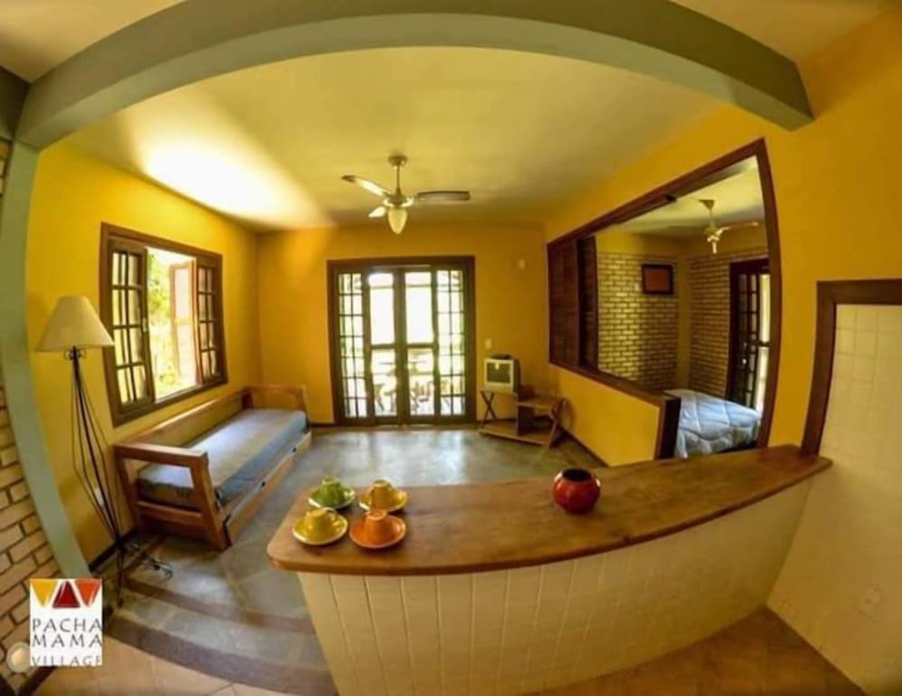 Standard Quadruple room with balcony Pousada Pacha Mama Village Bombinhas
