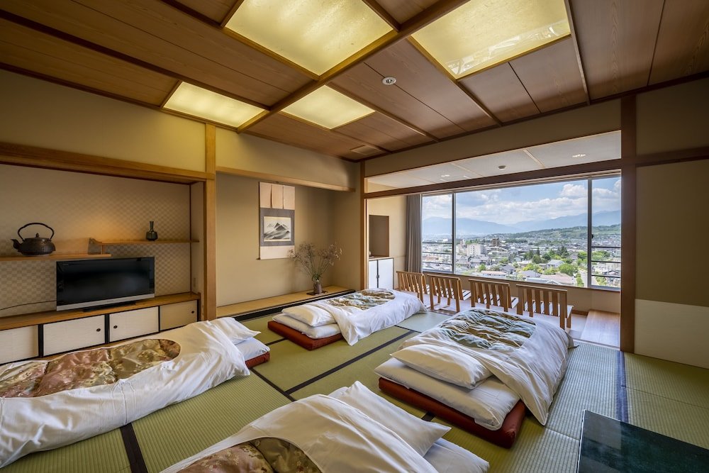 Habitación De lujo con vista a la montaña onsen hotel OMOTO