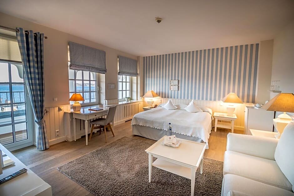 Premium chambre avec balcon et Vue mer Strandhotel Glücksburg