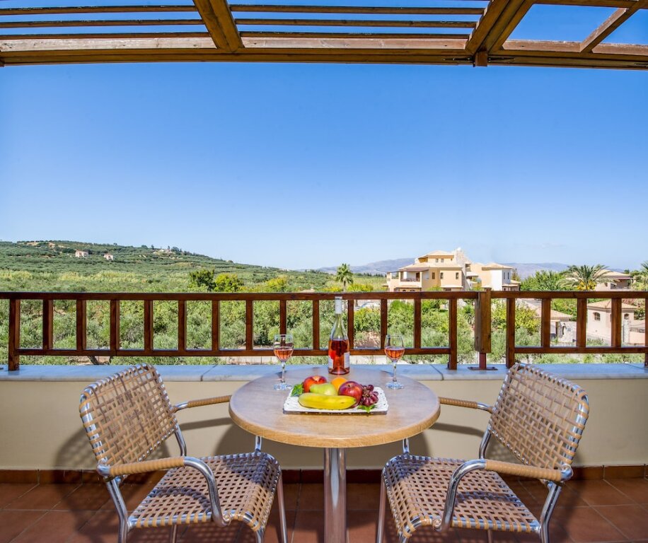 Camera doppia Comfort 1 camera da letto con balcone e con vista sulle montagne Eria Resort Accessible Holidays