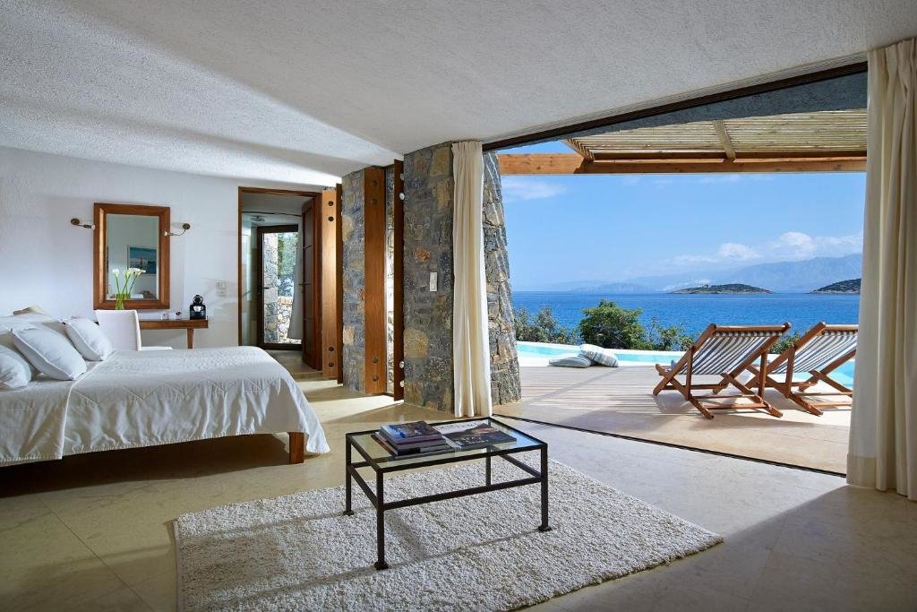 Вилла Luxury Crete Villa Villa Daphne Private Pool Ocean Front 1 BDR Nikolaos