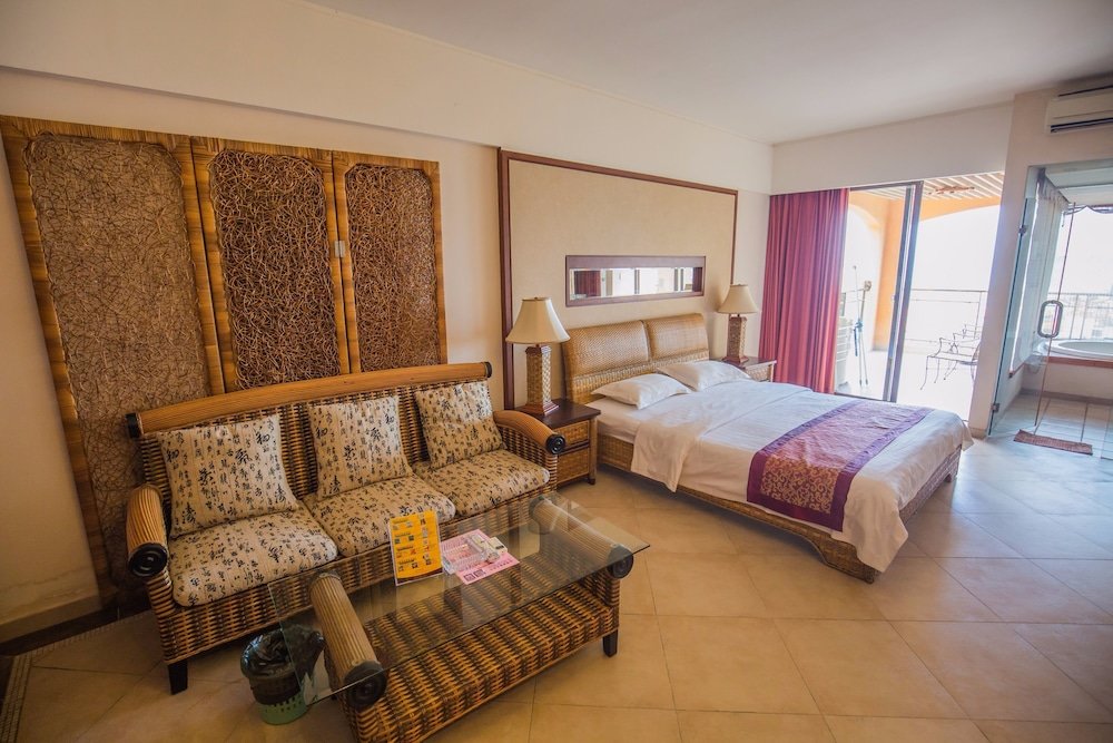 Habitación doble De lujo con vista al mar Sanya Palmena International Apartment