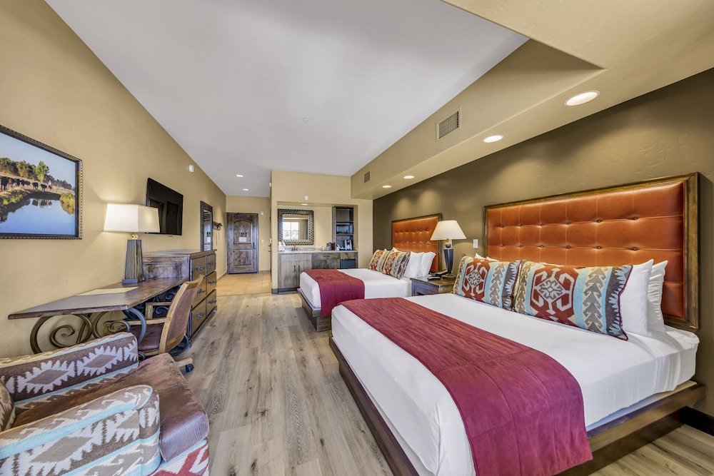Premium quadruple chambre avec balcon The Murieta Inn and Spa