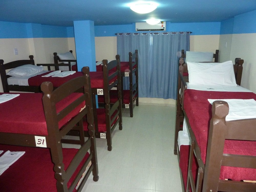 Кровать в общем номере Vidigal Varandas Hostel