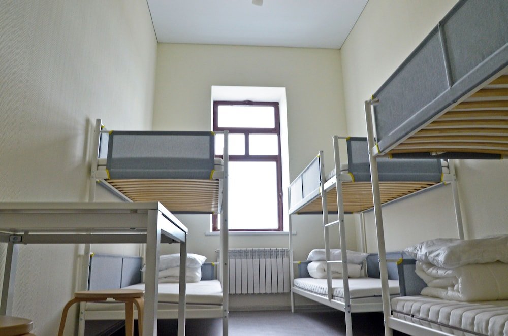 Кровать в общем номере Хостел Евразия