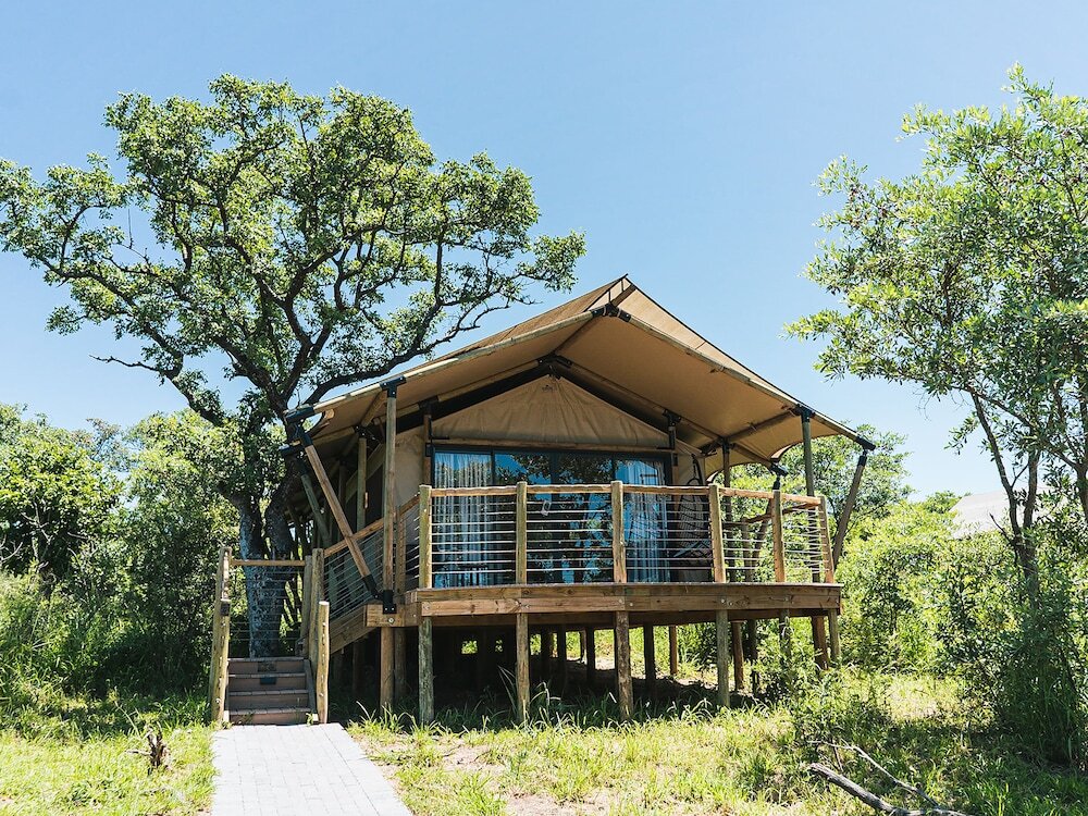 Zelt mit Balkon Mdluli Safari Lodge