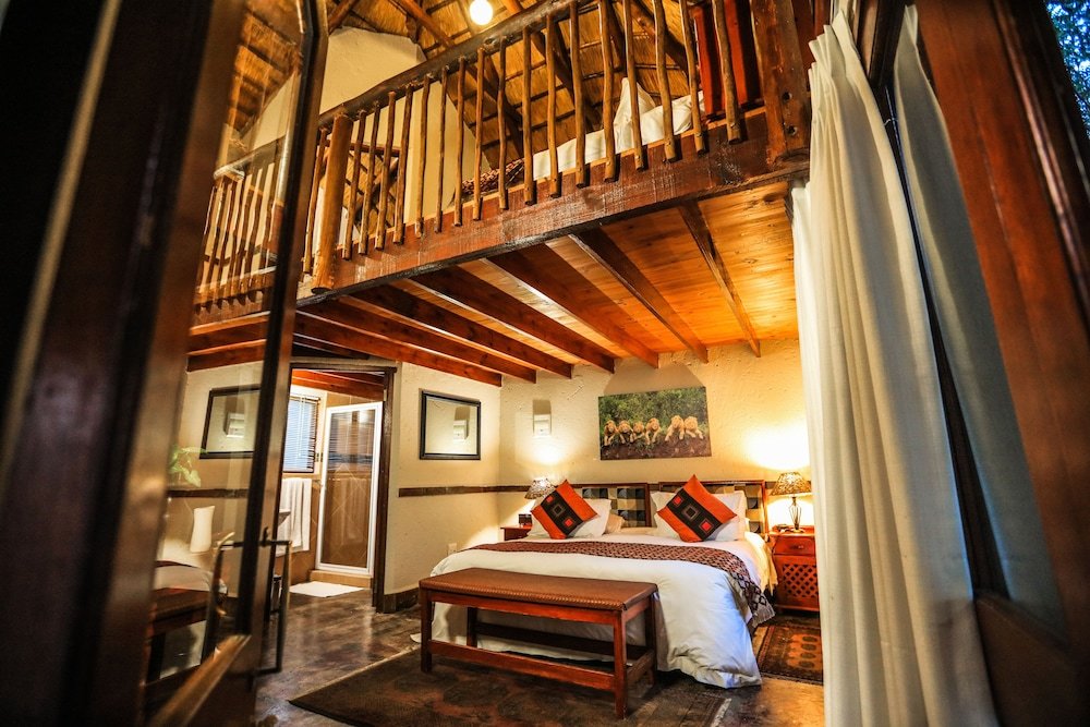 Chalet familiar 2 dormitorios con vista al jardín Grand Kruger Lodge and Spa