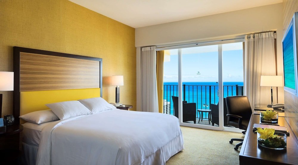 Двухместный номер Accessible Premium с видом на океан Hilton Waikiki Beach