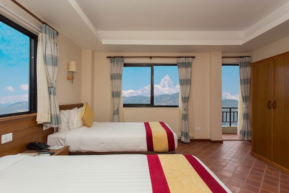 Номер Deluxe с видом на горы Hotel Utsab Himalaya