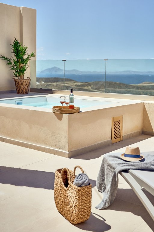Семейный люкс Economy с 2 комнатами с видом на закат Casa Di Namphio Villa & Suites Anafi