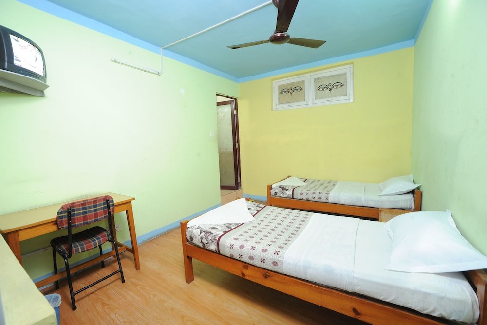 Standard famille chambre avec balcon et Avec vue Hotel Himalaya Yoga
