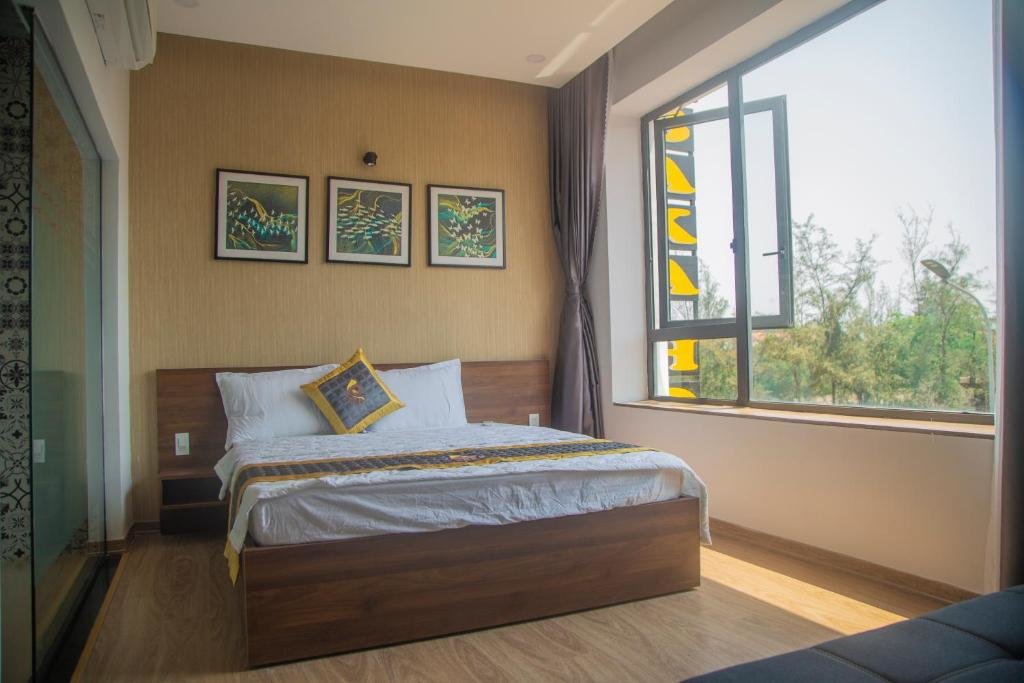 Habitación doble De lujo con vista parcial al mar Khách sạn Phú Yên - BaKa Hotel