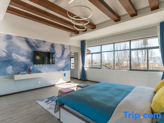 Suite mit Blick Lijiang Xiangyu Light Luxury Snow Mountain Holiday Villa