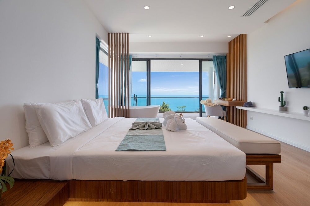 Вилла Deluxe с 3 комнатами с балконом и oceanfront Villa The Wave 2 Residence