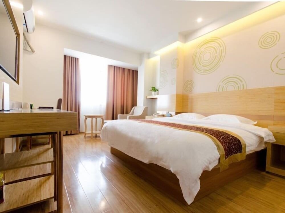 Superior Zimmer GreenTree Inn Jiangsu Suzhou North Zhongshan Road Weiye Yingchun Plaza Business Hotel