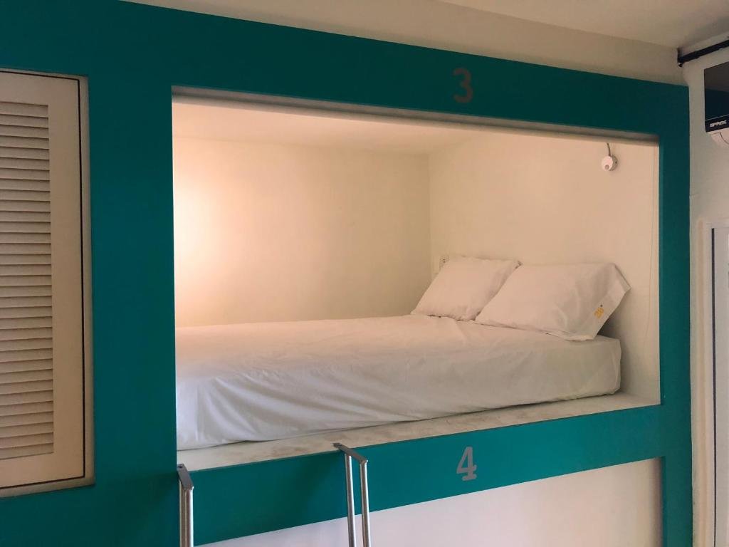 Кровать в общем номере Hostel Tropico 20º
