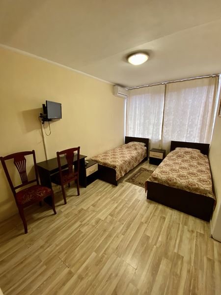 Кровать в общем номере Гостиница Звенигород