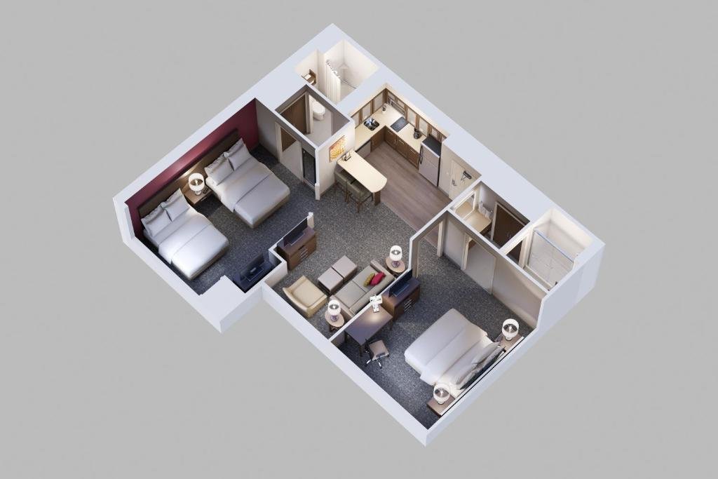 Люкс с 2 комнатами Staybridge Suites - Denton, an IHG Hotel