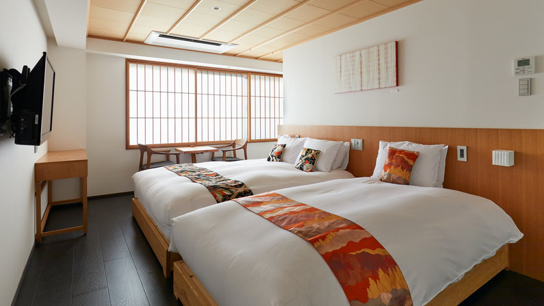 Standard triple chambre Vue sur la ville Gion Misen