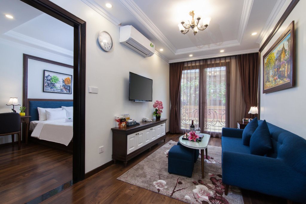 Suite 2 dormitorios con vista a la ciudad Hanoi Central Hotel & Residences