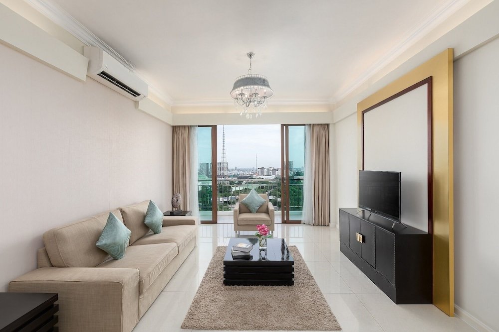 Appartamento 1 camera da letto con balcone e con vista sulla città Pyay Garden Residence