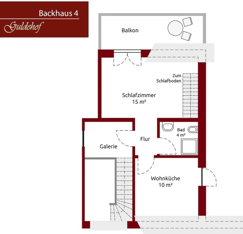 Standard chambre Das Backhaus 4