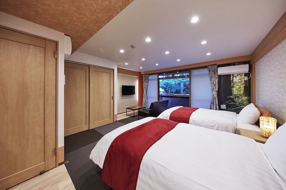 Standard Double room with balcony Hotel Hakone Terrace