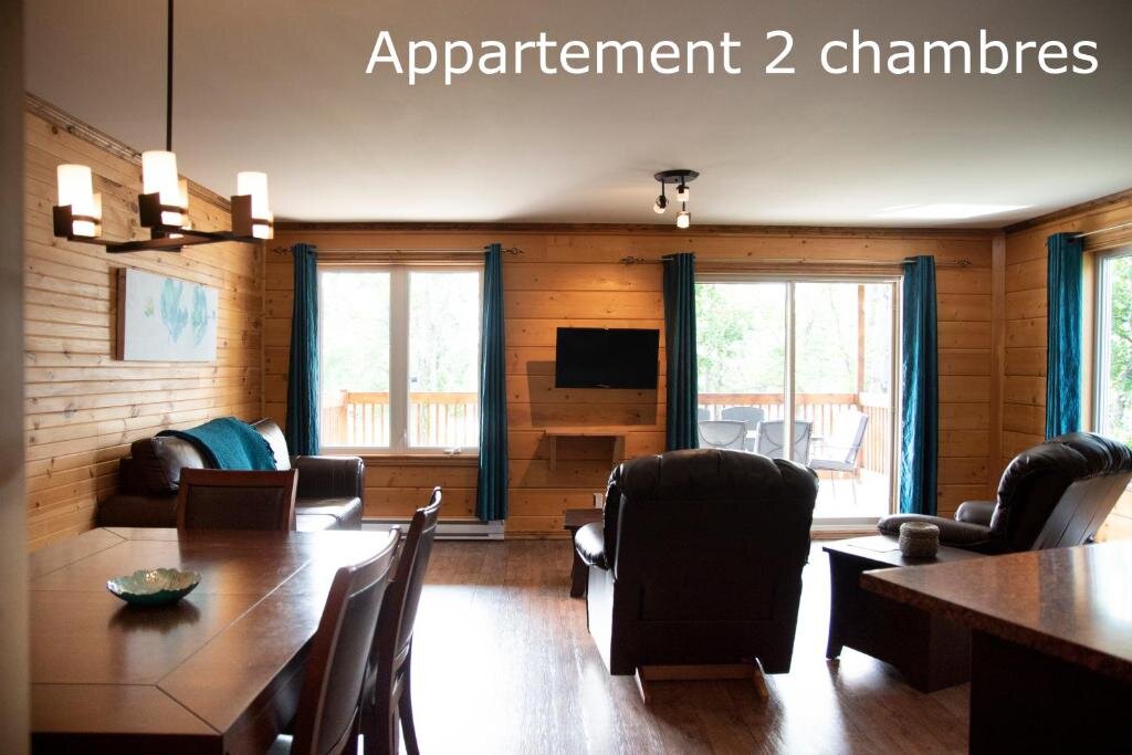 Апартаменты с 2 комнатами Chalets et Spa Lac Saint-Jean