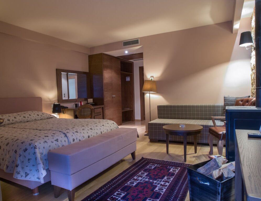 Superior Doppel Zimmer mit Balkon Orizontes Tzoumerkon Hotel Resort